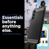 Spigen Samsung Galaxy A55 -suojakuori Rugged Armor Matte Black