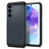Spigen Samsung Galaxy A55 -suojakuori, Tough Armor, Metal Slate