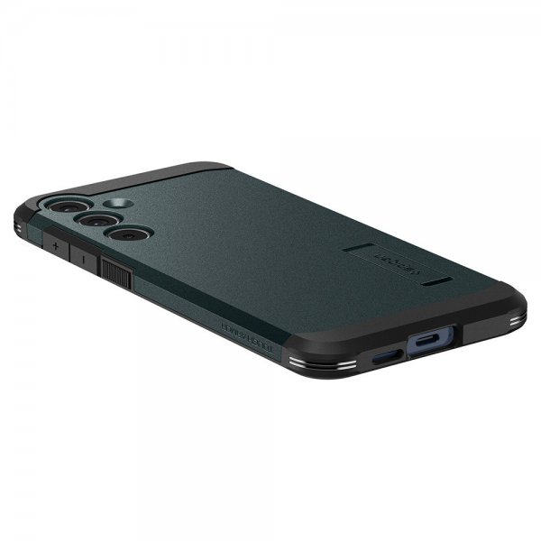 Spigen Samsung Galaxy A55 Suojakuori Tough Armor Phantom Green