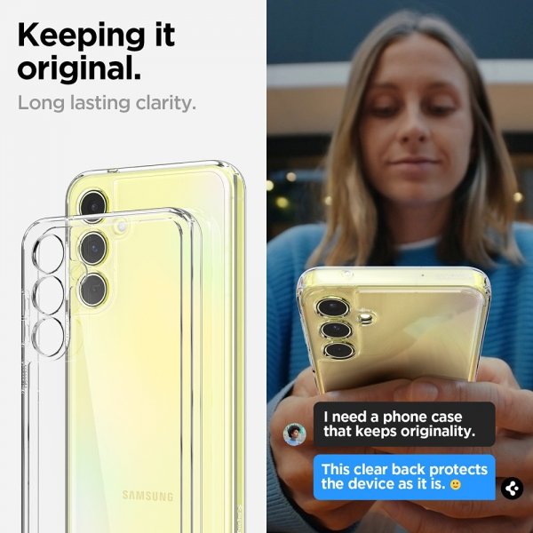 Spigen Samsung Galaxy A55 -suojakuori Ultra Hybrid Crystal Clear