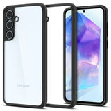 Spigen Samsung Galaxy A55 -suojakuori Ultra Hybrid Matte Black