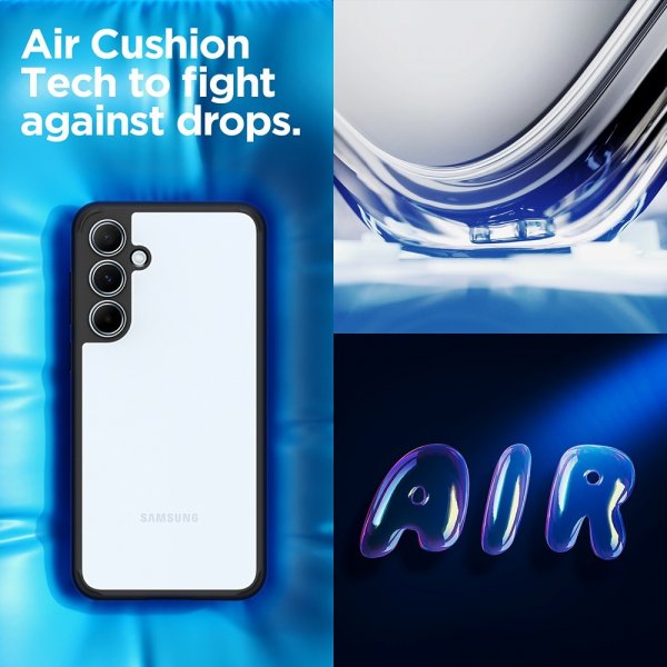 Spigen Samsung Galaxy A55 -suojakuori Ultra Hybrid Matte Black