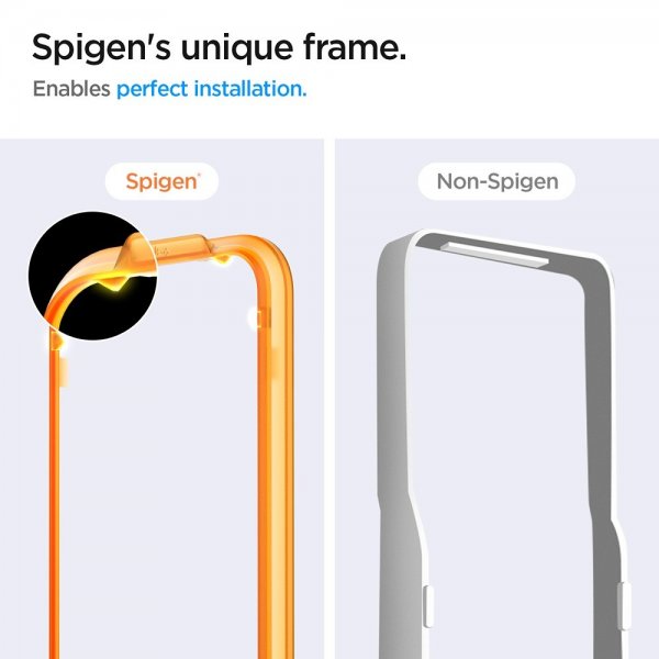 Spigen Samsung Galaxy A55 -näytönsuoja GLAS.tR ALIGNmaster 2-pakkaus