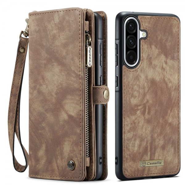 CaseMe Samsung Galaxy A56 -suojakotelo 008 Series Irrotettava kuori, ruskea
