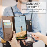 CaseMe Samsung Galaxy A56 -suojakotelo 023 Series Ruskea