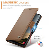 CaseMe Samsung Galaxy A56 -suojakotelo 023 Series Ruskea