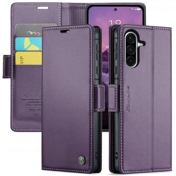 CaseMe Samsung Galaxy A56 Kotelo 023 Series Violetti
