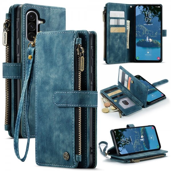 CaseMe Samsung Galaxy A56 Kotelo C30-sarja Sininen