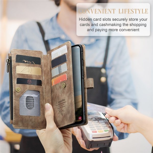 CaseMe Samsung Galaxy A56 Kotelo C30 Series Ruskea