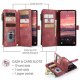 CaseMe Samsung Galaxy A56 Kotelo C30 Series Punainen