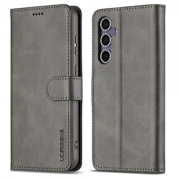 Lc.Imeeke Samsung Galaxy A56 Suojakotelo Korttipaikalla Jalustatoiminto Harmaa