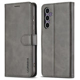 Lc.Imeeke Samsung Galaxy A56 Suojakotelo Korttipaikalla Jalustatoiminto Harmaa