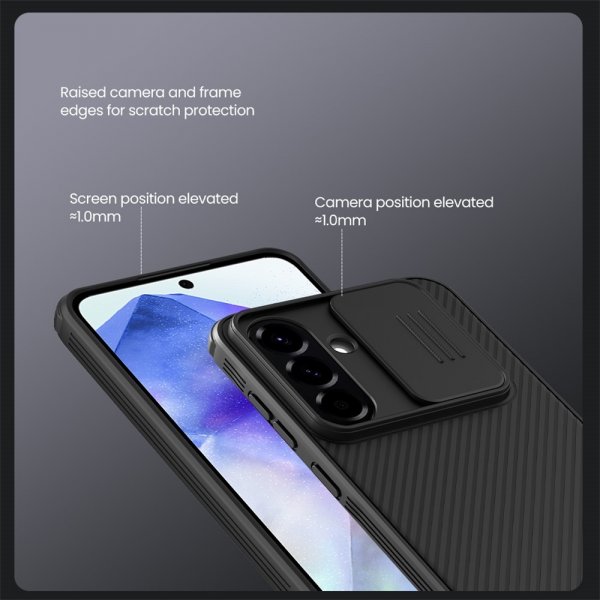 Nillkin Samsung Galaxy A56 Kuori CamShield Pro MagSafe Musta