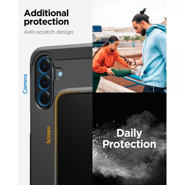 Spigen Samsung Galaxy A56 Kuori Tough Armor Musta