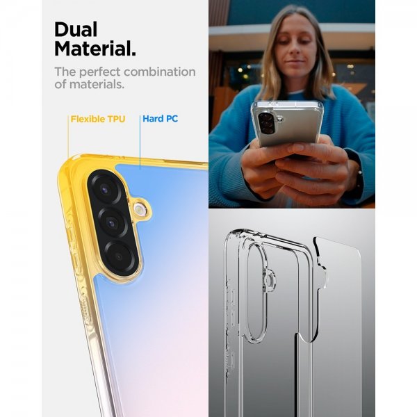Spigen Samsung Galaxy A56 Ultra Hybrid Crystal Clear -suojakuori