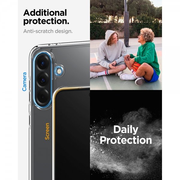Spigen Samsung Galaxy A56 Ultra Hybrid Crystal Clear -suojakuori