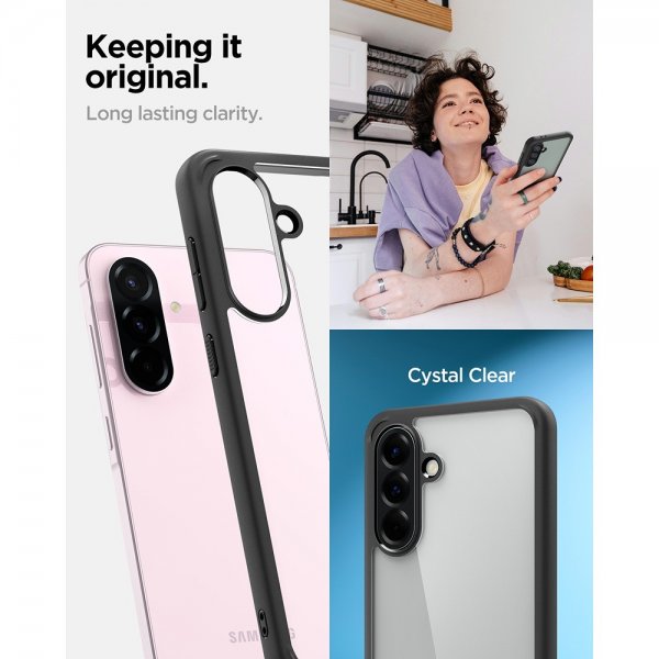 Spigen Samsung Galaxy A56 Kuori Ultra Hybrid Matta Musta