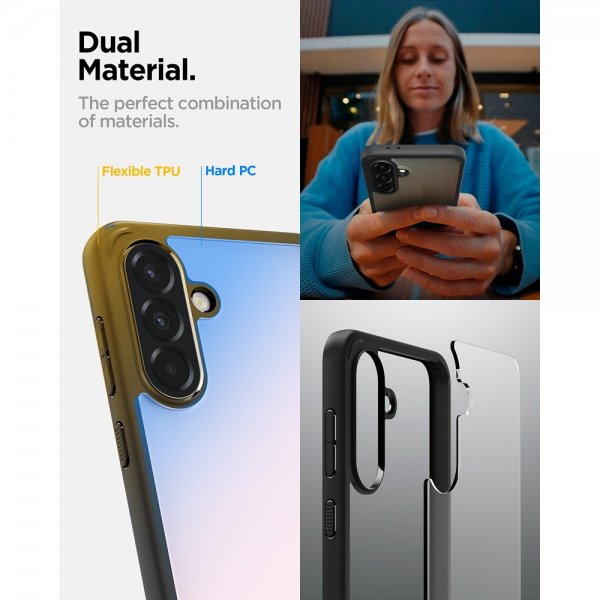 Spigen Samsung Galaxy A56 Kuori Ultra Hybrid Matta Musta