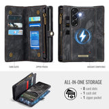 CaseMe Samsung Galaxy A57 -kotelo 008 Series, irrotettava kuori, musta