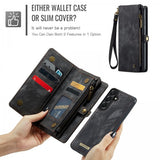 CaseMe Samsung Galaxy A57 -kotelo 008 Series, irrotettava kuori, musta