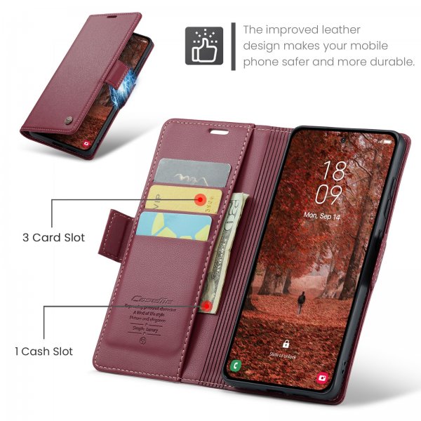 CaseMe Samsung Galaxy A57 Suojakotelo 023 Series Punainen