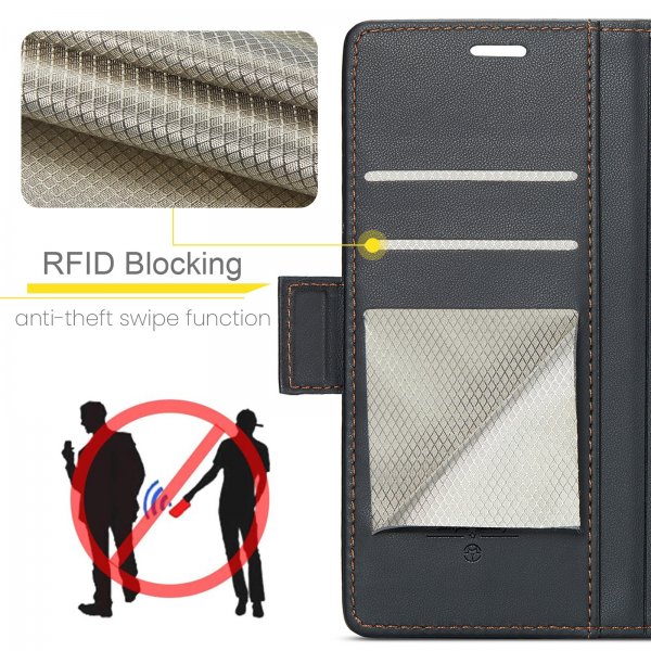 CaseMe Samsung Galaxy A57 -suojakuori 023 Series, musta