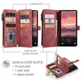 CaseMe Samsung Galaxy A57 -suojakuori C30 Series, punainen