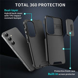 Samsung Galaxy A57 Kuori Camera Slide Musta