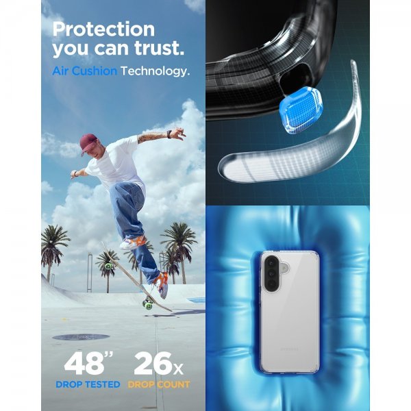 Spigen Samsung Galaxy A57 Kuori Ultra Hybrid Crystal Clear