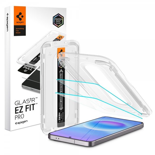 Spigen Samsung Galaxy A57 näytönsuoja GLAS.tR EZ Fit Pro, 2 kpl