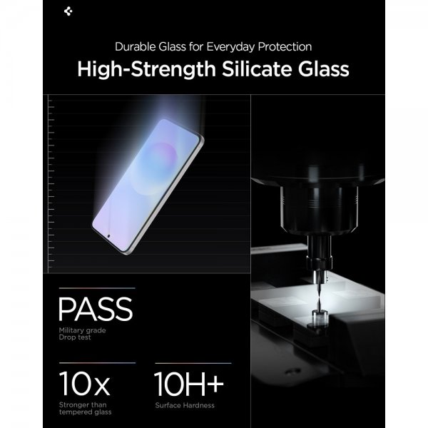 Spigen Samsung Galaxy A57 näytönsuoja GLAS.tR EZ Fit Pro, 2 kpl
