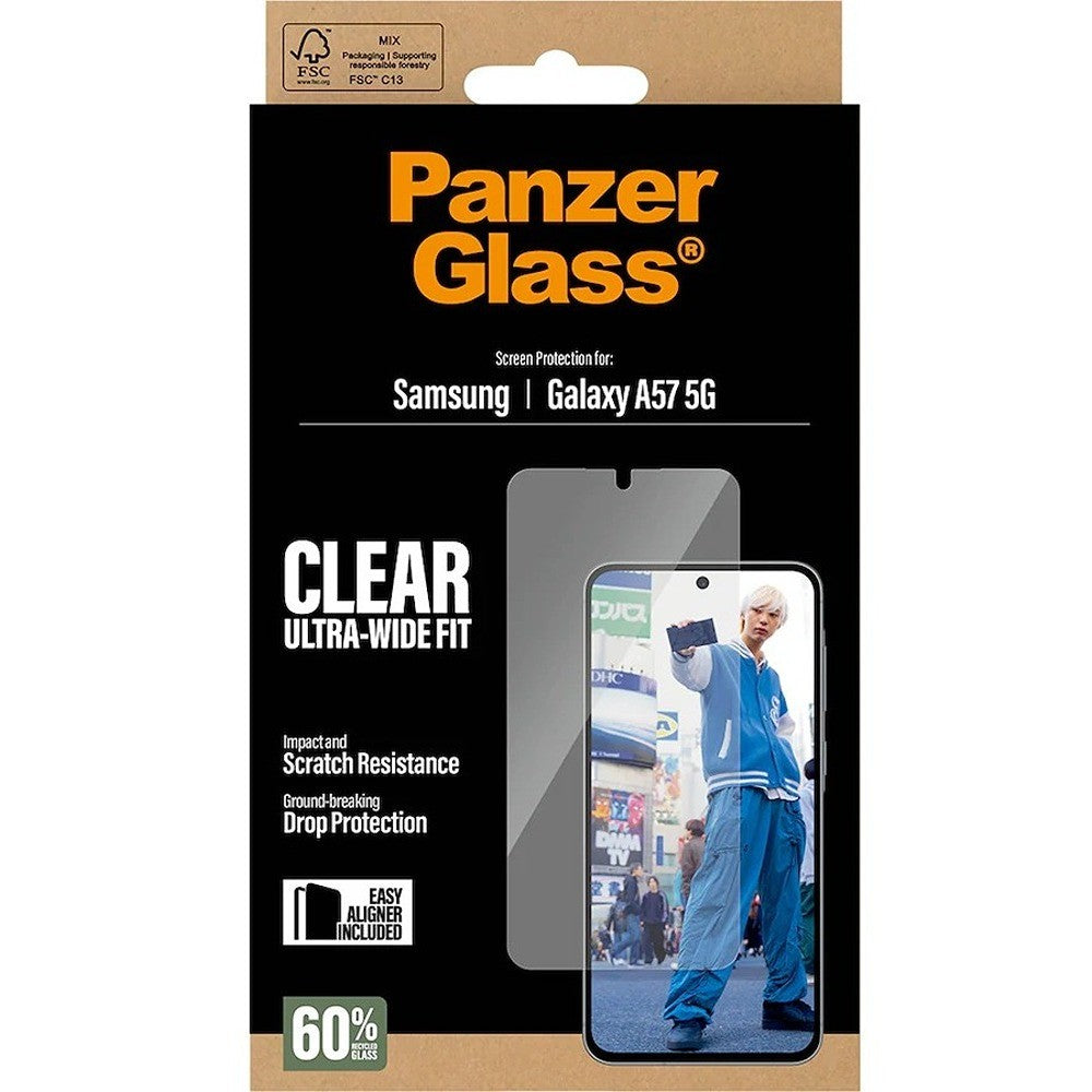 PanzerGlass Samsung Galaxy A57 -näytönsuoja Ultra-Wide Fit EasyAligner