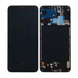 Samsung Galaxy A70 näyttö LCD-paneelilla - Musta