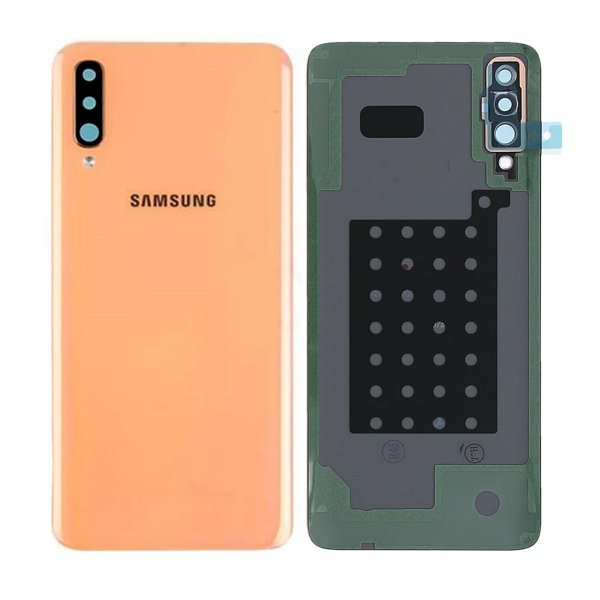 Samsung Galaxy A70 (SM-A705F) Alkuperäinen takakuori - Koralli