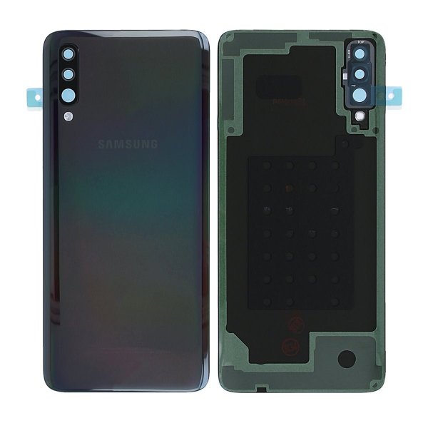 Samsung Galaxy A70 (SM-A705F) Alkuperäinen takakansi - Musta