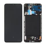 Samsung Galaxy A70 (SM-A705F) LCD-näyttö ja alkuperäinen näyttö – musta
