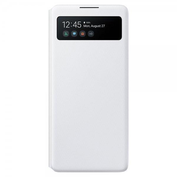 Samsung Original Galaxy A71 S View Wallet Cover valkoinen