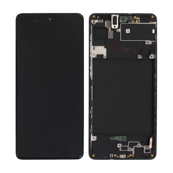 Samsung Galaxy A71 (SM-A715F) LCD-näyttö alkuperäinen - Musta