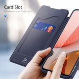 Dux Ducis Samsung Galaxy A72 -kotelo Skin X Series Sininen