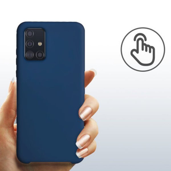 Samsung Galaxy A72 Silikonikuori Sininen