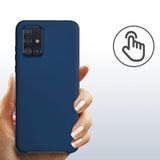 Samsung Galaxy A72 Silikonikuori Sininen