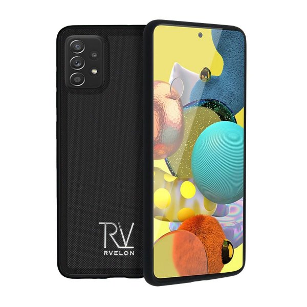 Rvelon Samsung Galaxy A72 -kotelo, magneettinen, irrotettava takakuori, musta