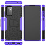 Samsung Galaxy A72 Kuori Rengaskuvio Jalustatoiminto Violetti