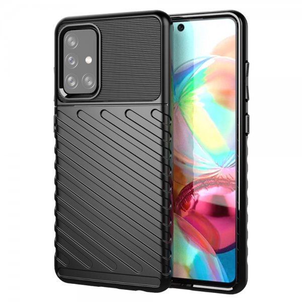 Samsung Galaxy A72 Kuoret Thunder Series Musta