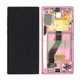 Samsung Galaxy Note 10 (SM-N970F) Näyttö ja LCD-näyttö Alkuperäinen - Pinkki