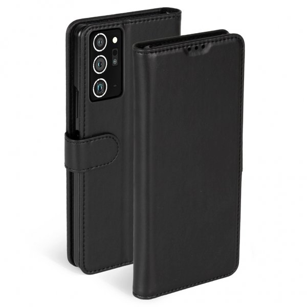 Krusell Samsung Galaxy Note 20 PhoneWallet -suojakotelo, musta