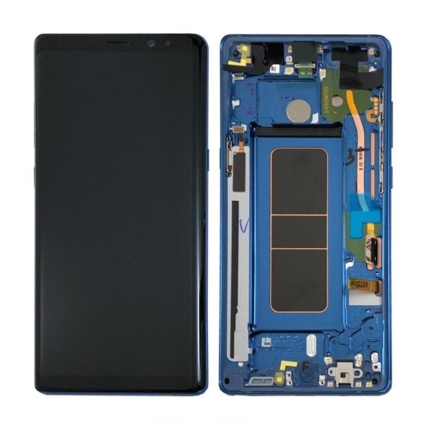 Samsung Galaxy Note 8 (SM-N950F) näyttö LCD-paneelilla, alkuperäinen - Sininen