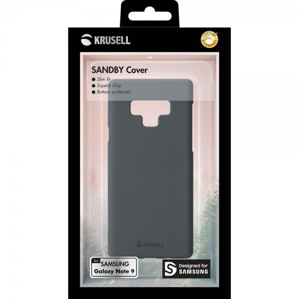 Krusell Samsung Galaxy Note 9 Sandby Cover Stone -suojakuori
