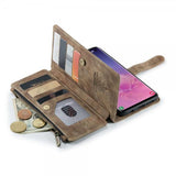 CaseMe Samsung Galaxy S10 -suojakotelo C30-sarja, ruskea