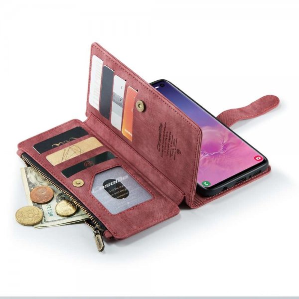 CaseMe Samsung Galaxy S10 -kotelo C30 Series Punainen